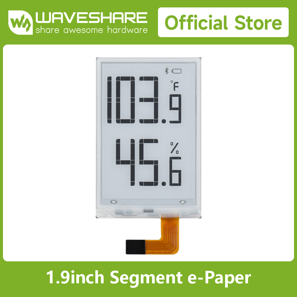 Waveshare 1.9inch Segment E-Pa - Pi Display ulasan dan harga