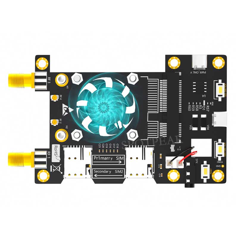 Raspberry Pi 3G/4G & LTE HAT M - Pi Cooler ulasan dan harga