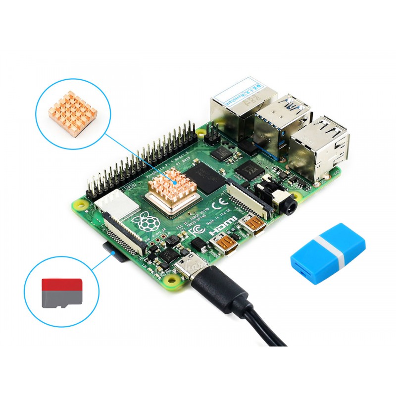 Raspberry Pi 4 Model B Starter - Pi Power Supply ulasan dan harga