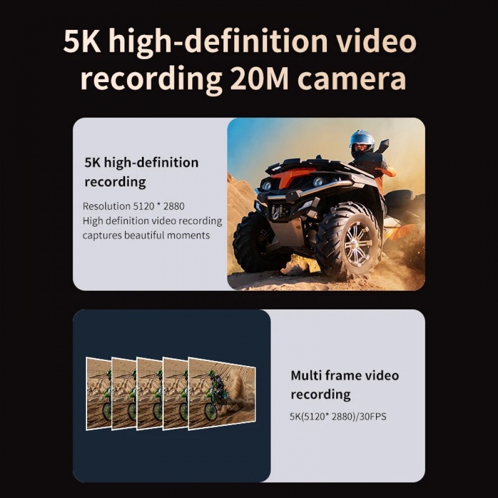 5K Action Camera WiFi Voice Co - Micro Sd Card ulasan dan harga