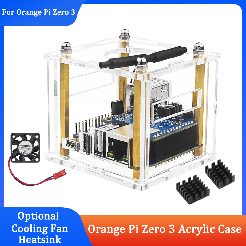 Orange Pi Zero 3 Acrylic Case  - Pi Power Supply ulasan dan harga