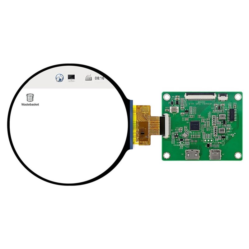 DSI TFT LCD Round Display With - Raspberry Pi 5 ulasan dan harga