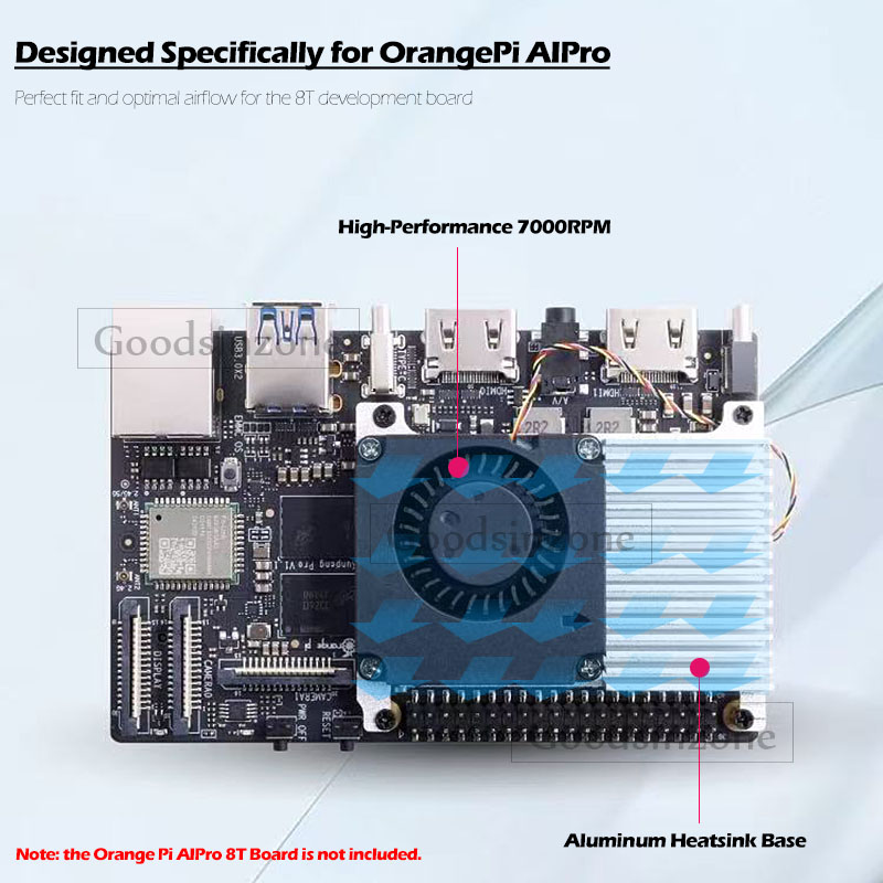 Cooling Fan with Heatsink Base - Pi Power Supply ulasan dan harga