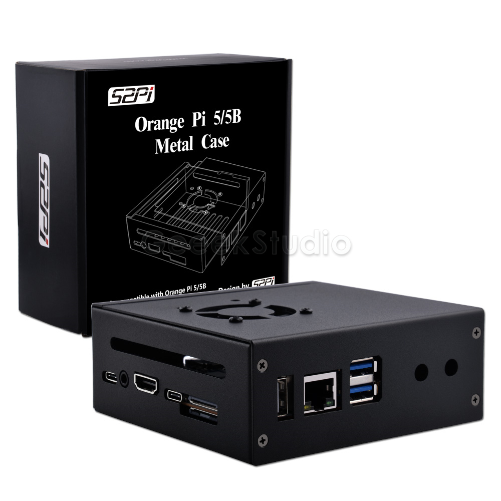 Orange Pi 5/5B Metal Protectiv - Pi 5 Case ulasan dan harga