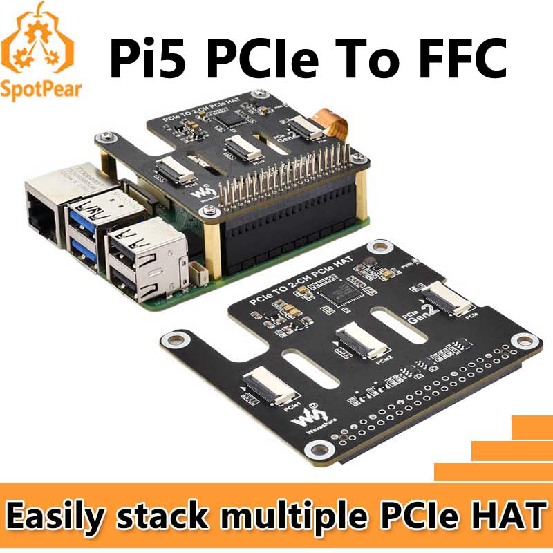 Raspberry Pi 5 PCIe to 2-CH PC - Pi Cooler ulasan dan harga