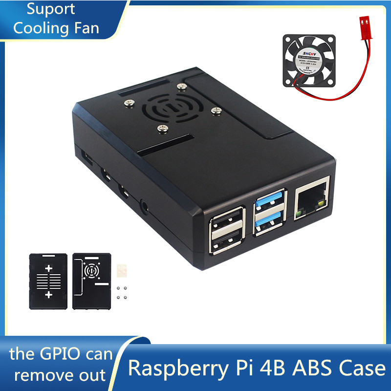 Raspberry Pi ABS Case Black Pl - Pi 4 Case ulasan dan harga