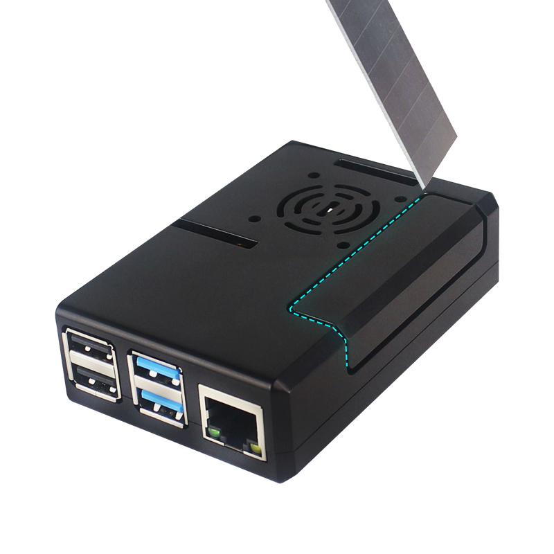 Raspberry Pi ABS Case Black Pl - Pi 4 Case ulasan dan harga