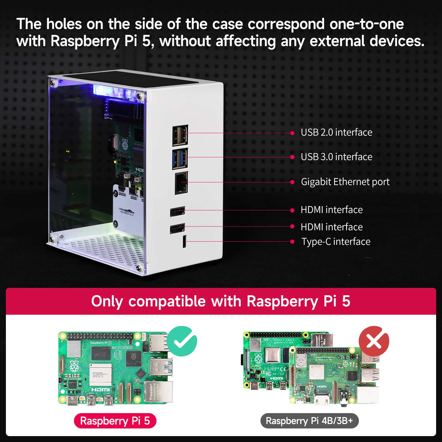 Raspberry Pi 5 Case Protective - Pi 5 Case ulasan dan harga