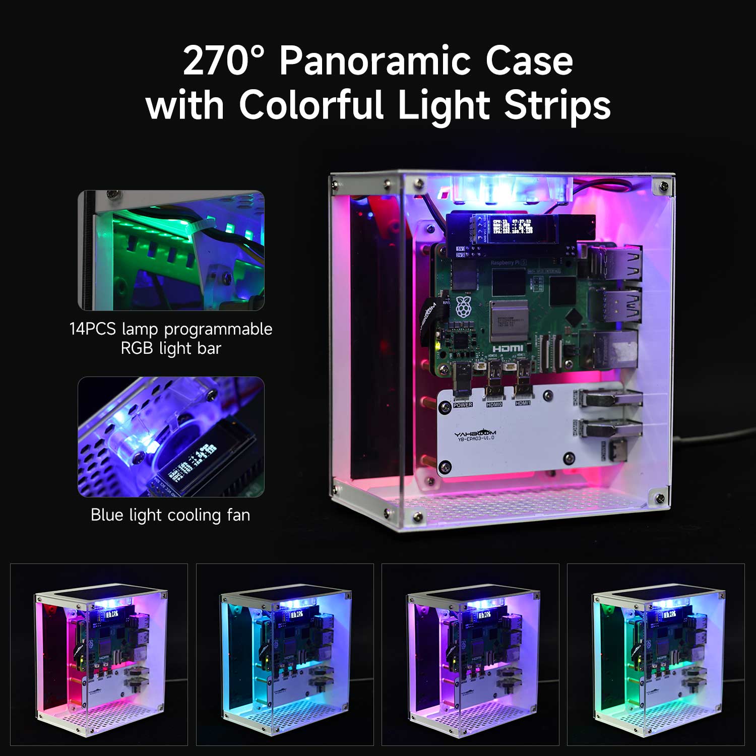 Raspberry Pi 5 Case Protective - Pi 5 Case ulasan dan harga