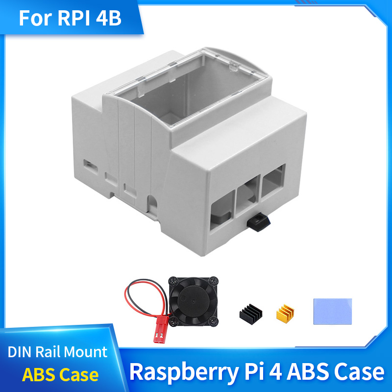 Raspberry Pi 4 ABS Case DIN Ra - Pi 4 Case ulasan dan harga